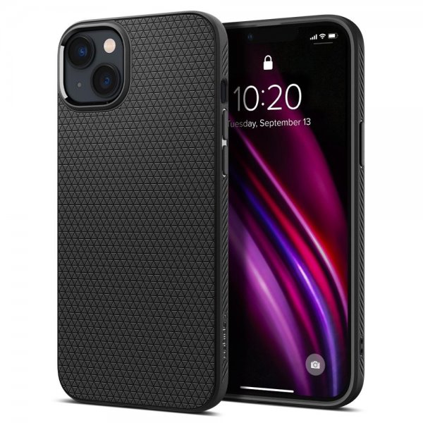 Spigen iPhone 14 Plus -kuori Liquid Air Matte Black