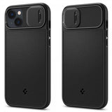 Spigen iPhone 14 Plus -suojakuori Optik Armor MagFit Musta