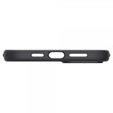 Spigen iPhone 14 Plus Silicone Fit MagFit -kuori, musta