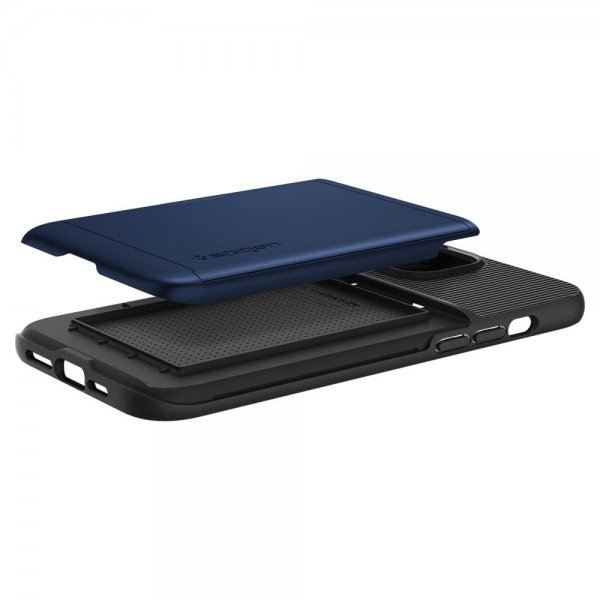 Spigen iPhone 14 Plus -kuori Slim Armor CS Navy Blue
