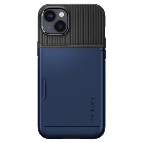Spigen iPhone 14 Plus -kuori Slim Armor CS Navy Blue