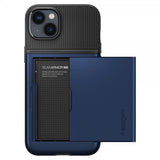 Spigen iPhone 14 Plus -kuori Slim Armor CS Navy Blue