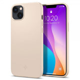 Spigen iPhone 14 Plus Thin Fit -kuori, hiekanbeige