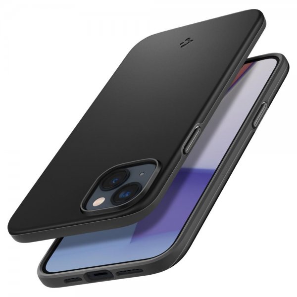 Spigen iPhone 14 Plus Thin Fit -suojakuori, musta