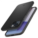 Spigen iPhone 14 Plus Thin Fit -suojakuori, musta