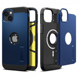 Spigen iPhone 14 Plus -suojakuori Tough Armor MagFit, laivastonsininen