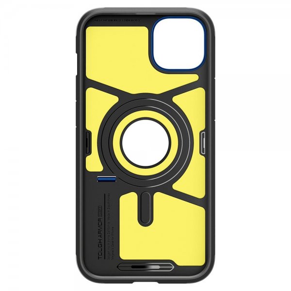 Spigen iPhone 14 Plus -suojakuori Tough Armor MagFit, laivastonsininen