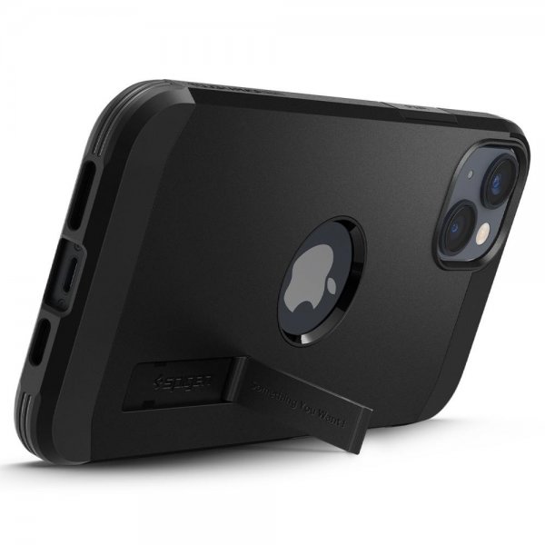 Spigen iPhone 14 Plus Tough Armor MagFit -kuori, musta