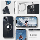 Spigen iPhone 14 Plus -suojakuori Ultra Hybrid MagFit Carbon Fiber