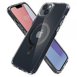 Spigen iPhone 14 Plus -suojakuori Ultra Hybrid MagFit Carbon Fiber