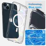 Spigen iPhone 14 Plus -suojakuori Ultra Hybrid MagFit, valkoinen