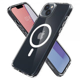 Spigen iPhone 14 Plus -suojakuori Ultra Hybrid MagFit, valkoinen