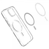 Spigen iPhone 14 Plus -suojakuori Ultra Hybrid MagFit, valkoinen