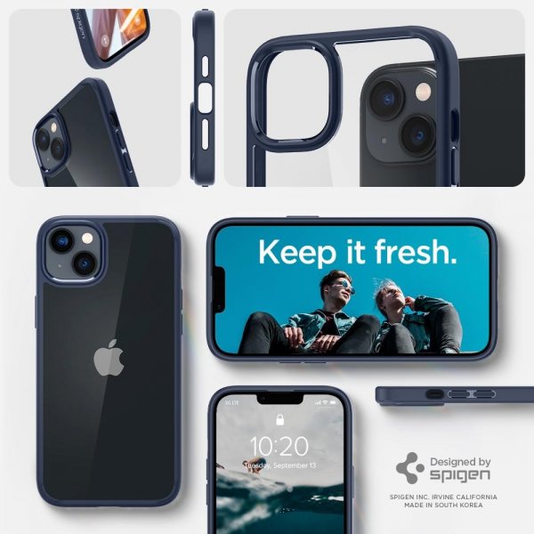 Spigen iPhone 14 Plus -suojakuori Ultra Hybrid Navy Blue