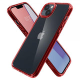 Spigen iPhone 14 Plus -suojakuori Ultra Hybrid Red Crystal