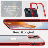 Spigen iPhone 14 Plus -suojakuori Ultra Hybrid Red Crystal