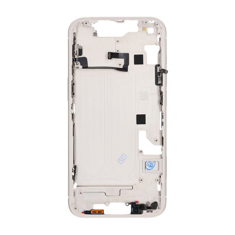 iPhone 14 - OEM-keskikehys pienten osien kanssa - Valkoinen
