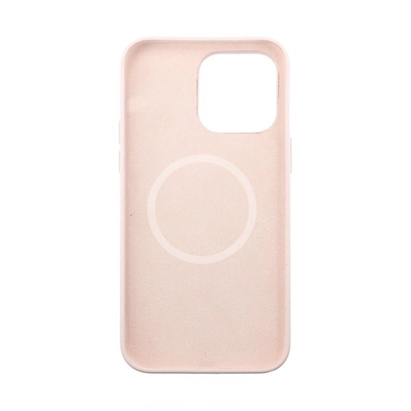 Rvelon iPhone 14 silikonikuori MagSafe Hiekkaruusu