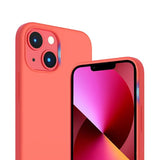 Rvelon iPhone 14 -silikonikuori, pinkki
