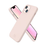 Rvelon iPhone 14 -silikonisuojakuori hiekkaruusu
