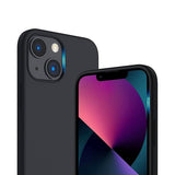 Rvelon iPhone 14 Silikonikuori Musta