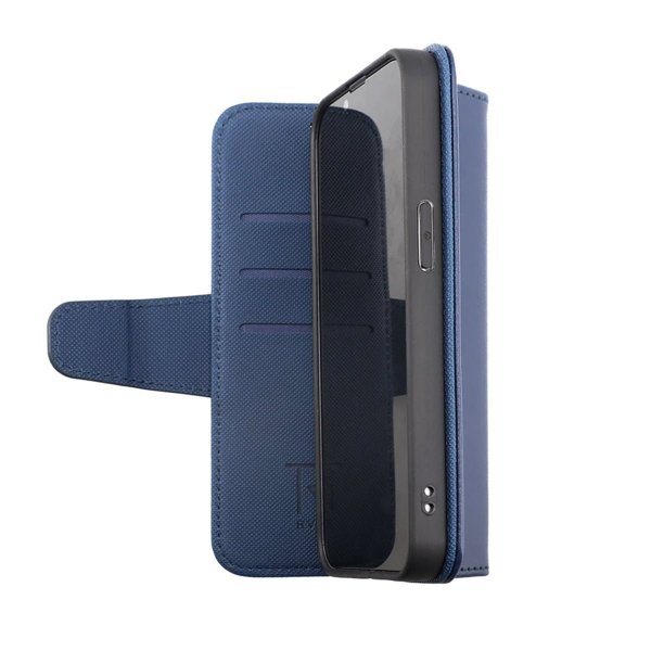 Rvelon iPhone 14 -kotelo taitettavalla korttipaikalla, sininen