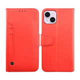 Rvelon iPhone 14 -suojakotelo, ulosvedettävä korttipaikka, punainen