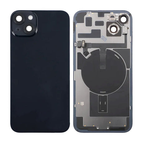 iPhone 14 Plus - täydellinen takalasi - Musta