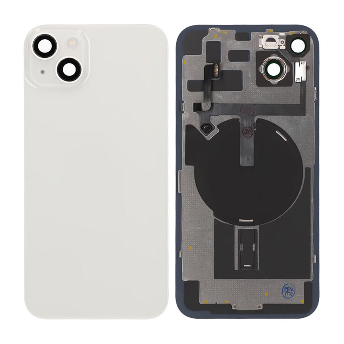 iPhone 14 Plus - täydellinen OEM-takalasi - Valkoinen