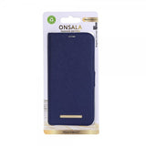Onsala iPhone 14 Plus -suojakotelo, Fashion Edition, irrotettava kuori, laivastonsininen