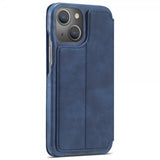 Lc.Imeeke iPhone 14 Plus Flip-suojakotelo Sininen