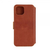 Krusell iPhone 14 Plus Kotelo Leather PhoneWallet Cognac