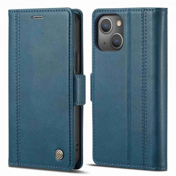 Lc.Imeeke iPhone 14 Plus -suojakotelo korttipaikalla sininen