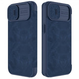 Nillkin iPhone 14 Plus -suojakotelo, Qin Pro Series, sininen