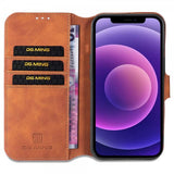 Dg.Ming iPhone 14 Plus Retro Ruskea suojakotelo