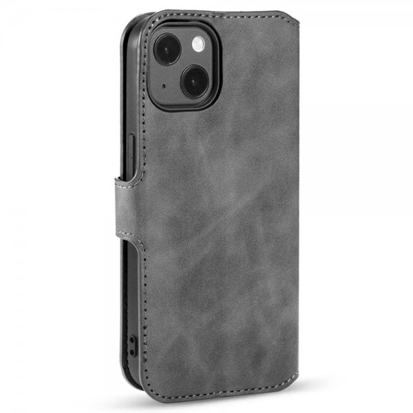 Dg.Ming iPhone 14 Plus Retro Harmaa suojakotelo