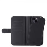 holdit iPhone 14 Plus -lompakkokotelo, jossa magneetti, musta