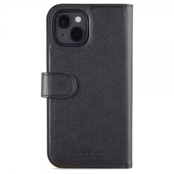 holdit iPhone 14 Plus -lompakkokotelo, jossa magneetti, musta