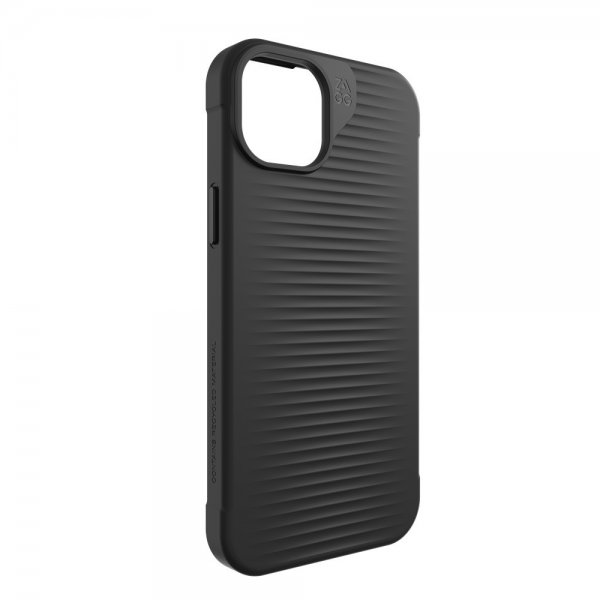 ZAGG iPhone 14 Plus/iPhone 15 Plus Luxe Snap -kuori, musta