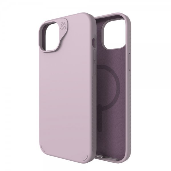 ZAGG iPhone 14 Plus/iPhone 15 Plus -suojakuori Manhattan Snap Lavender