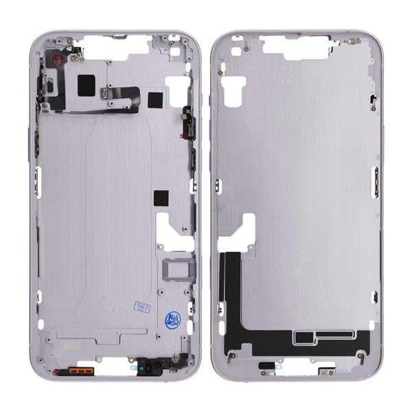 iPhone 14 Plus Keskikehys pienosilla OEM - Violetti