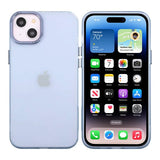 iPhone 14 Plus -kuori, kamerareunus, sininen