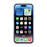 iPhone 14 Plus -kuori, kamerareunus, sininen