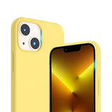 Rvelon iPhone 14 Plus Silikonisuojakuori MagSafe Keltainen