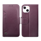 Rvelon iPhone 14 Plus -kotelo, avattava korttipaikka, violetti