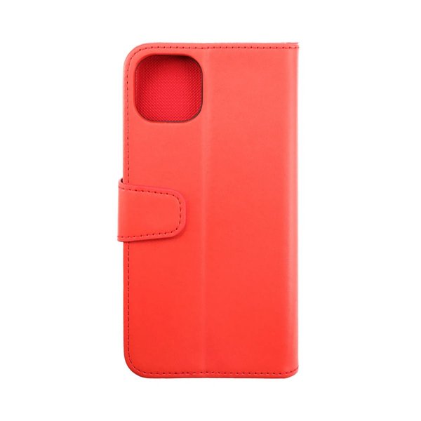 Rvelon iPhone 14 Plus -suojakotelo, ulosvedettävä korttipaikka, punainen