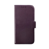 Rvelon iPhone 14 Plus -kotelo, aitoa nahkaa, violetti