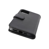 Rvelon iPhone 14 Plus -kotelo, aitoa nahkaa, musta