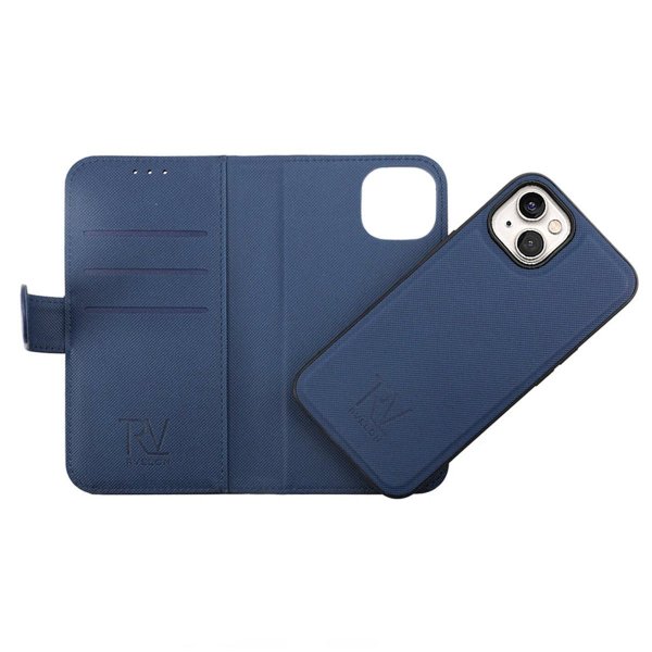 Rvelon iPhone 14 Plus -kotelo Magneettinen irrotettava kuori, sininen
