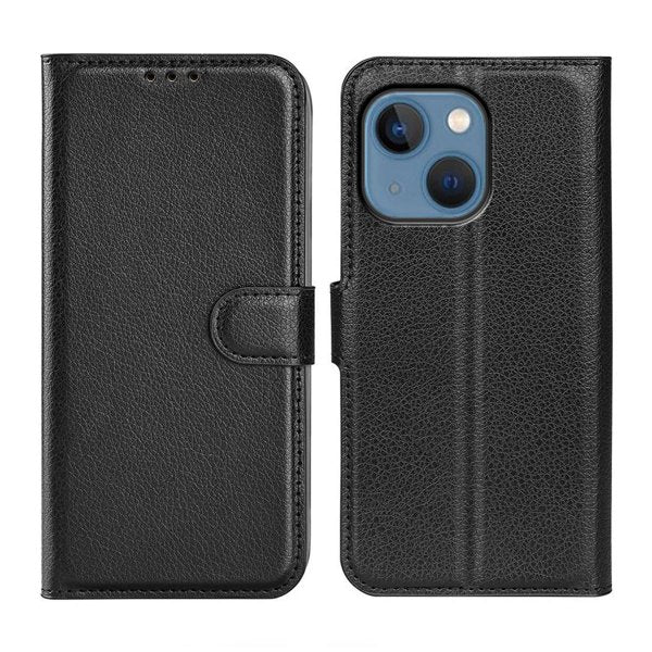 iPhone 14 Plus -suojakotelo jalustalla, musta